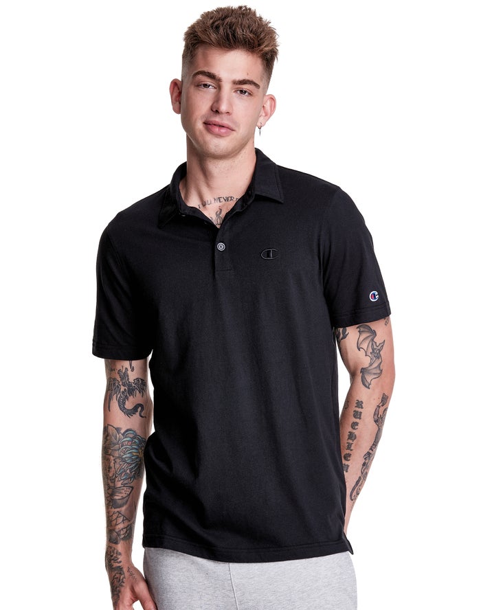 Champion Jersey Polo T-Shirt Heren - Zwart - Belgie 2517WHBET